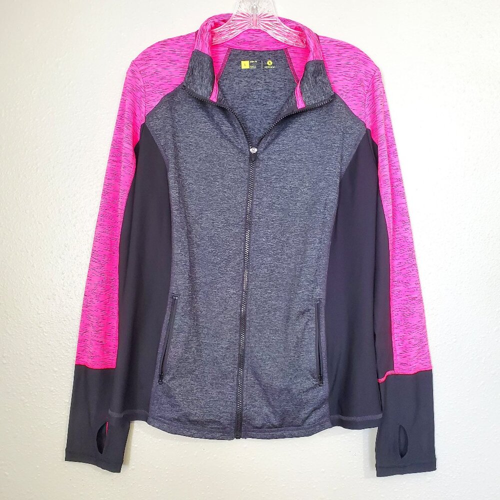 Xersion Athletic Zip-up Jacket Workout Women's Large